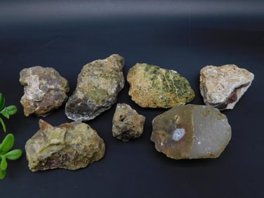 MIXED ROUGH ROCK STONE LAPIDARY SPECIMEN