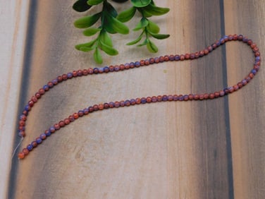 AFRICAN TRADE BEADS ROCK STONE LAPIDARY SPECIMEN