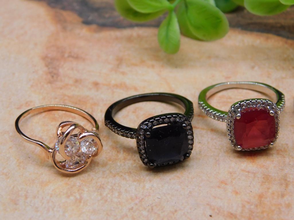 STONE RINGS ROCK STONE LAPIDARY SPECIMEN (1 of 3)