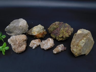 MIXED ROUGH LOT ROCK STONE LAPIDARY SPECIMEN