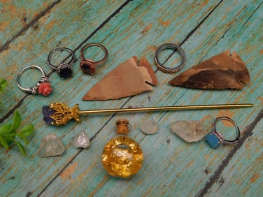 MIXED LOT ROCK STONE LAPIDARY SPECIMEN