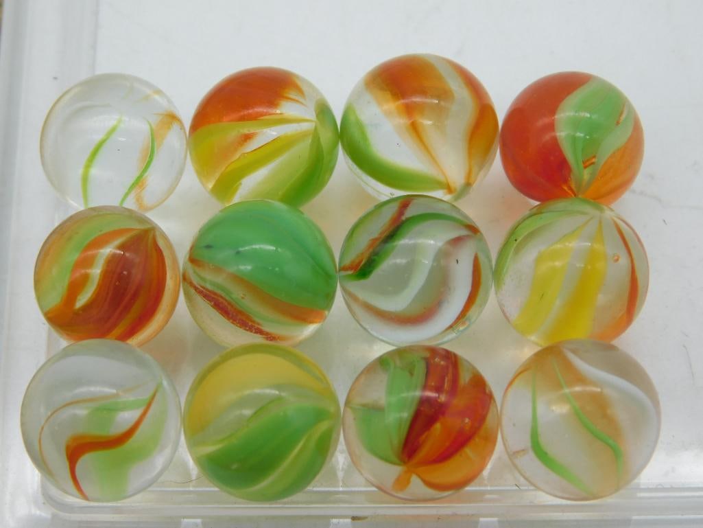 VINTAGE GLASS PLAYING MARBLES ANTIQUE TOY: VINTAGE GLASS PLAYING MARBLES ANTIQUE TOY