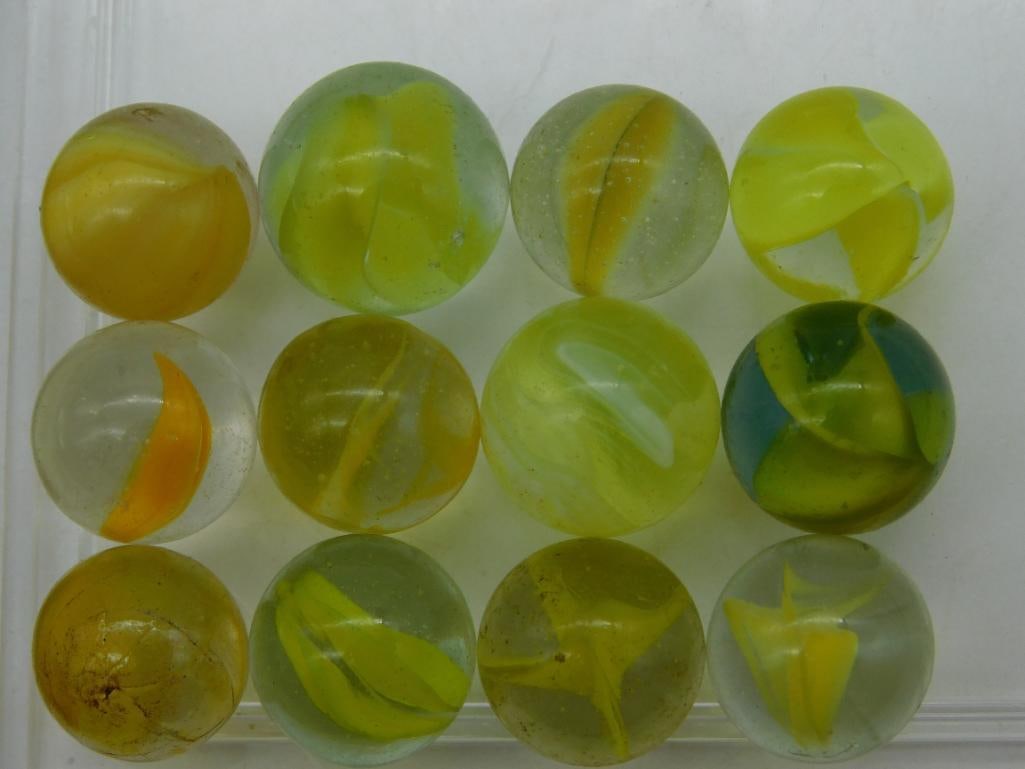 VINTAGE GLASS PLAYING MARBLES ANTIQUE TOY: VINTAGE GLASS PLAYING MARBLES ANTIQUE TOY