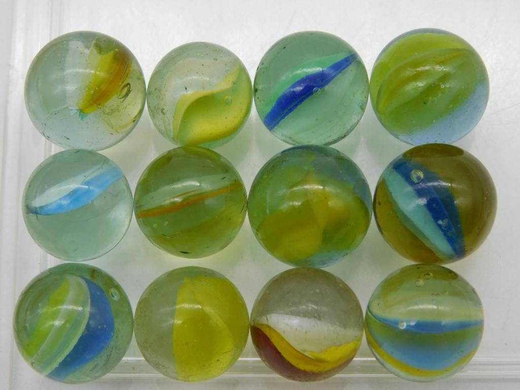 VINTAGE GLASS PLAYING MARBLES ANTIQUE TOY: VINTAGE GLASS PLAYING MARBLES ANTIQUE TOY
