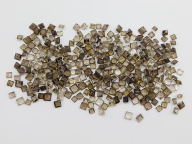 SMOKY QUARTZ FACETED GEMSTONES 200 CARATS VINTAGE ANTIQUE