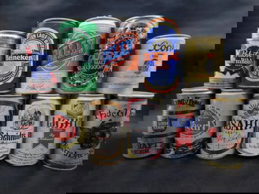 VINTAGE BEER CANS ANTIQUE ADVERTISING