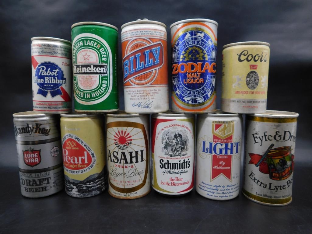 VINTAGE BEER CANS ANTIQUE ADVERTISING: VINTAGE BEER CANS ANTIQUE ADVERTISING