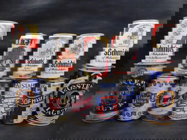 VINTAGE BEER CANS ANTIQUE ADVERTISING