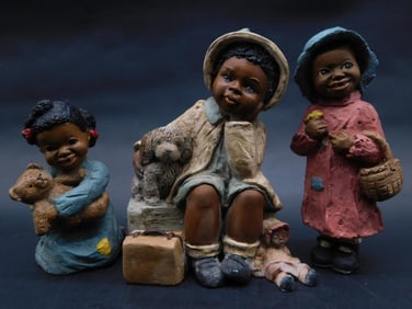 ALL GODS CHILDREN SCULPTURES BY MARTHA HOLCOMBE VINTAGE ANTIQUE