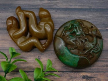 CARVED JADE ROCK STONE LAPIDARY SPECIMEN