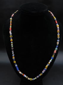 AFRICAN TRADE BEADS ROCK STONE LAPIDARY SPECIMEN