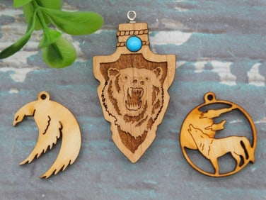 WOODEN PENDANTS