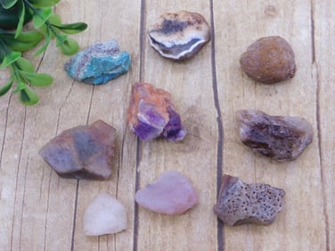 MIXED ROUGH LOT ROCK STONE LAPIDARY SPECIMEN