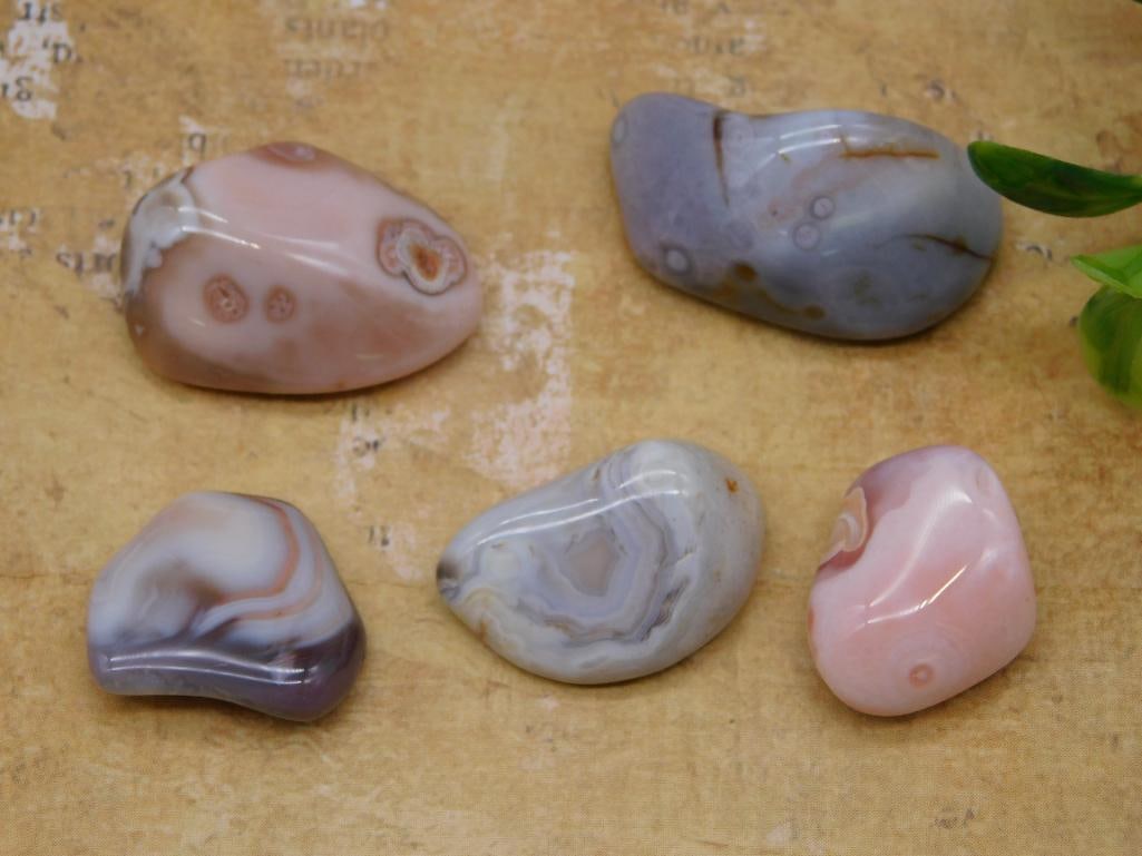 BOTSWANA AGATE ROCK STONE LAPIDARY SPECIMEN (1 of 2)