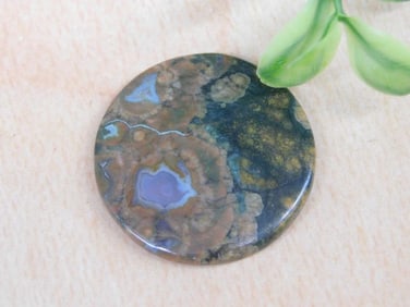 RHYOLITE CABOCHON ROCK STONE LAPIDARY SPECIMEN