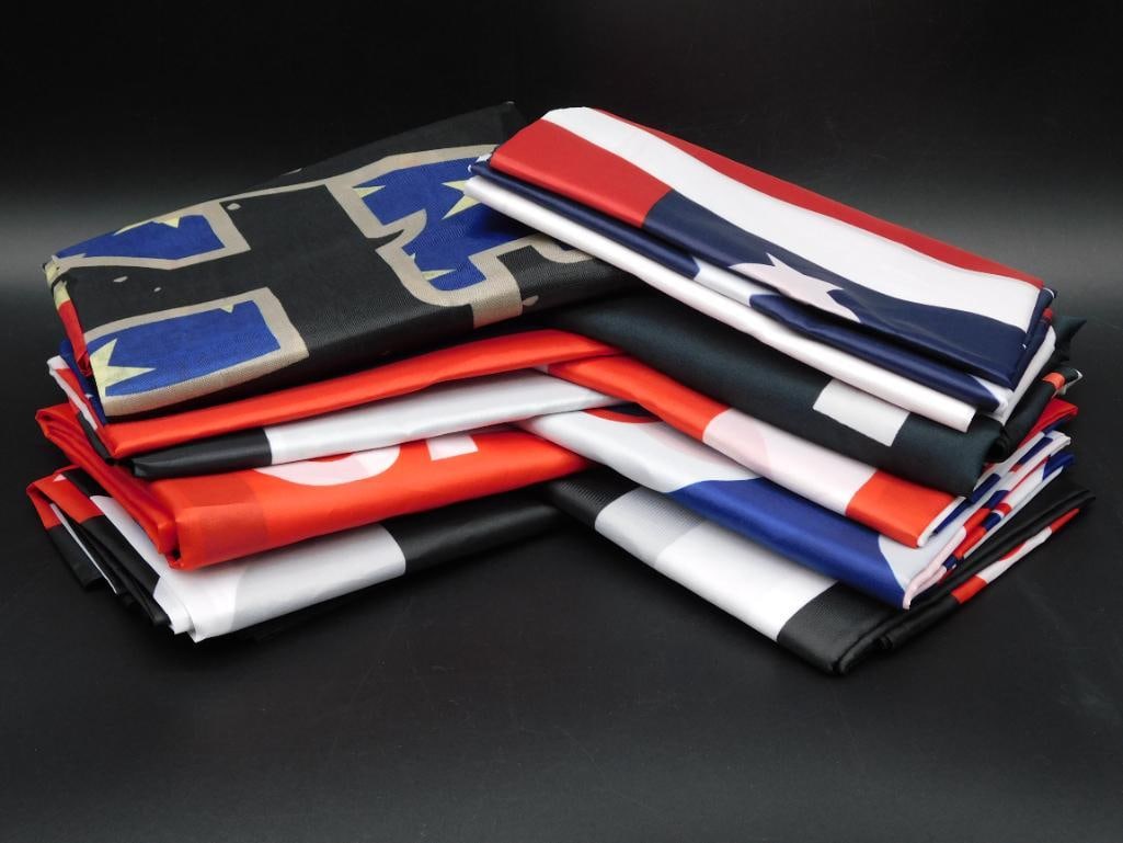 BULK DONALD TRUMP PRESIDENTIAL CAMPAIGN 10 FLAGS