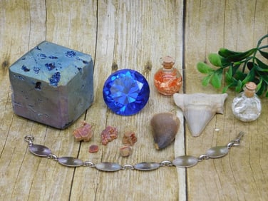 MIXED LOT ROCK STONE LAPIDARY SPECIMEN