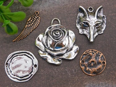 MIXED PENDANTS ROCK STONE LAPIDARY SPECIMEN