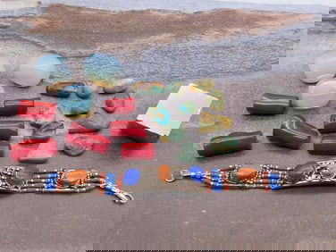 MIXED LOT ROCK STONE LAPIDARY SPECIMEN