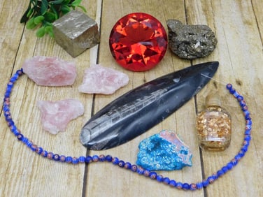 MIXED LOT ROCK STONE LAPIDARY SPECIMEN