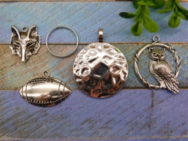 MIXED PENDANTS ROCK STONE LAPIDARY SPECIMEN