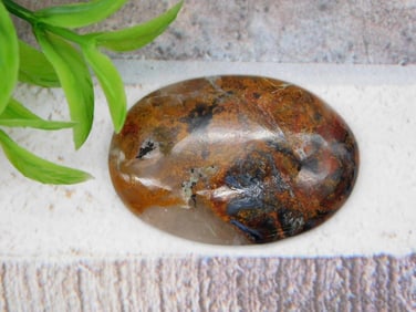 PIETERSITE CABOCHON ROCK STONE LAPIDARY SPECIMEN