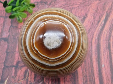 BANDED JASPER SPHERE ROCK STONE LAPIDARY SPECIMEN