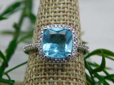 GENUINE STONE RING SIZE 7