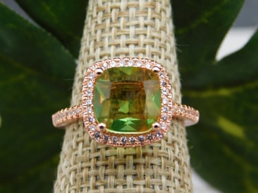 GENUINE STONE RING SIZE 6