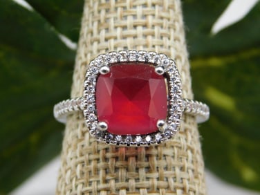 GENUINE STONE RING SIZE 6