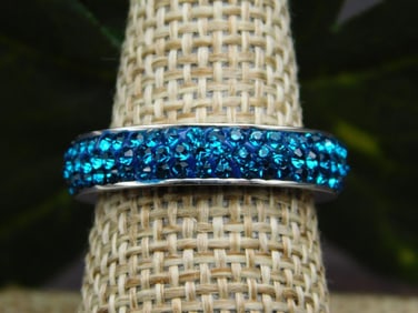 GENUINE STONE RING SIZE 7