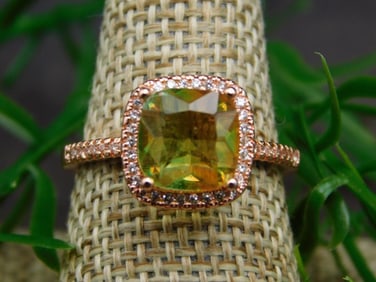 GENUINE STONE RING SIZE 9