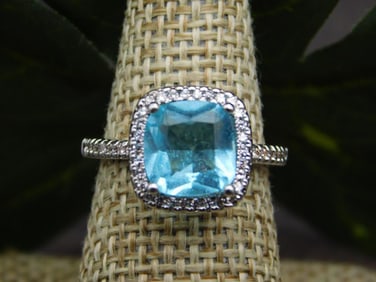 GENUINE STONE RING SIZE 6