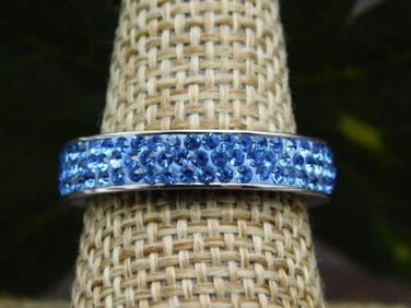 GENUINE STONE RING SIZE 8