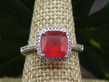 GENUINE STONE RING SIZE 8