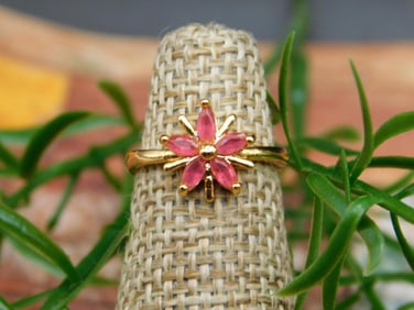 GENUINE STONE RING SIZE 3