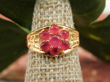 GENUINE STONE RING SIZE 3