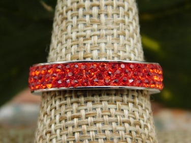 GENUINE STONE RING SIZE 8