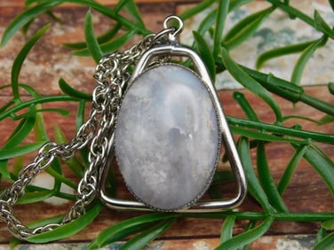 AGATE PENDANT NECKLACE ROCK STONE LAPIDARY SPECIMEN