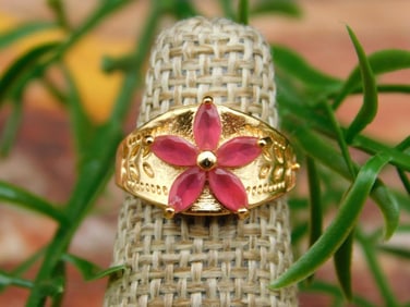 GENUINE STONE RING SIZE 3