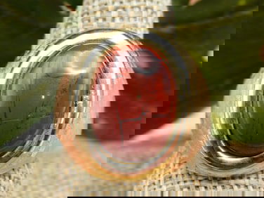 RED JASPER RING ROCK STONE LAPIDARY SPECIMEN