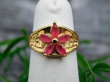 GENUINE STONE RING SIZE 3