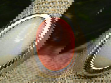 RHODOCHROSITE RING ROCK STONE LAPIDARY SPECIMEN