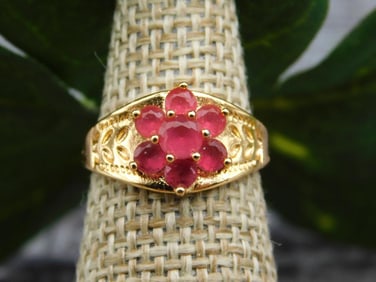 GENUINE STONE RING SIZE 5