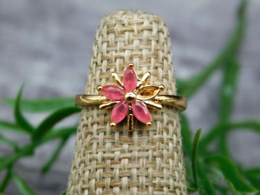 GENUINE STONE RING SIZE 3