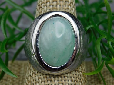AVENTURINE RING ROCK STONE LAPIDARY SPECIMEN