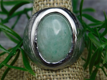 AVENTURINE RING ROCK STONE LAPIDARY SPECIMEN