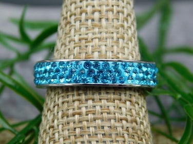 GENUINE STONE RING SIZE 8