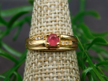 GENUINE STONE RING SIZE 5