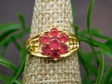 GENUINE STONE RING SIZE 4